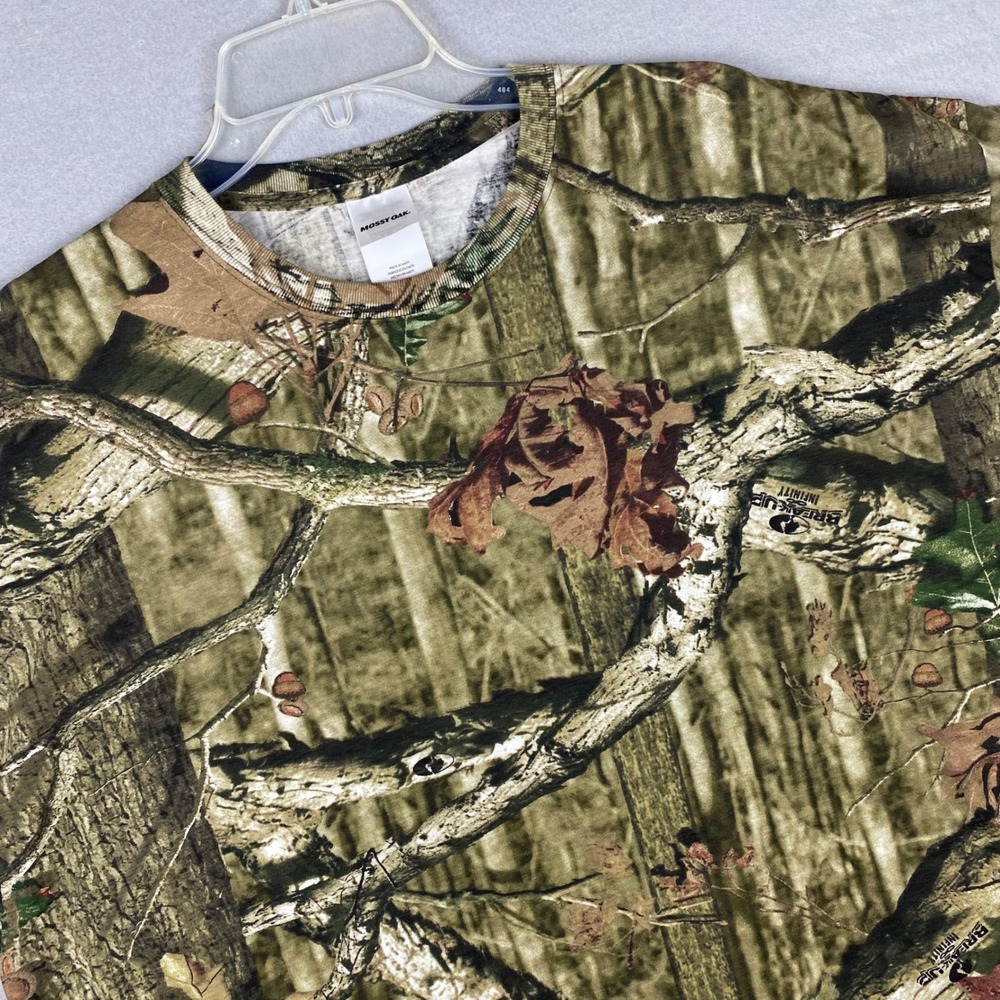 Mossy Oak Break-Up Infinity Camo T-Shirt Mens 2XL Short Sleeve Hunting Tee